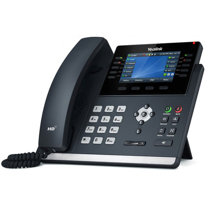 Yealink T46U 16 Line IP phone, 4.3' 480x272 pixel Colour LCD with backlight, Dual USB Ports, POE Support, Wall Mountable, Dual Gigabit,(T46S) Yealink