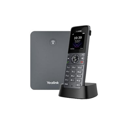 Yealink W73P High-Performance IP DECT Solution including W73H Handset and W70B Base Station, Up to 20 simultaneous calls, Flexible Noise Reduction Yealink