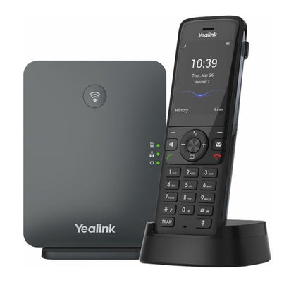 Yealink W78P Wireless DECT Solution including W70B Base Station and 1x W78H Handset, Scalable solution, optimised wireless communication Yealink
