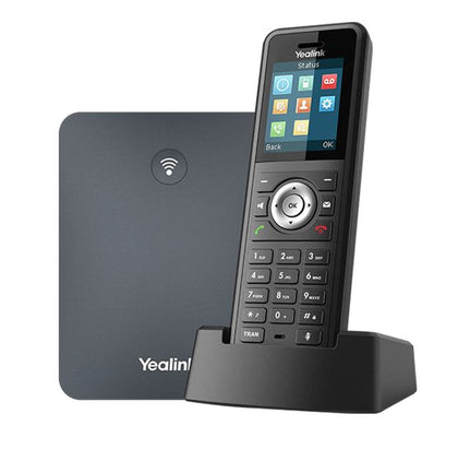 Yealink W79P DECT Solution including W70B Base Station and 1x W59R Handset, IP67 professional ruggedized SIP cordless phone system Yealink