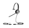 Yealink YHS36 Mono Wideband Headset for IP phone, Monaural Ear, RJ9 Headset Jack, Noise-canceling Microphone, Hearing Protection, Leather Ear Cushions Yealink