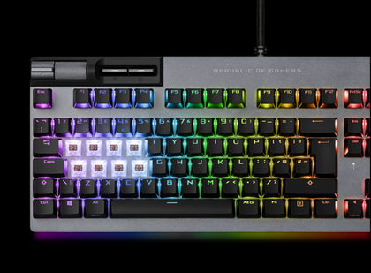 ASUS XA07 STRIX FLARE II ANIMATE NXRD Gaming Mechanical Keyboard, 100% TKL, ROG NX Mechanical Switches, 8000Hz 0.125ms, AniMe Matrix LED Display ASUS