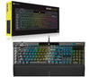 Corsair K100 RGB, Cherry Corsair OPX Switch, AXON 44-Zone RGB, PBT Double-Shot Keycaps, Black,  Mechanical Gaming Keyboard (US) (LS)