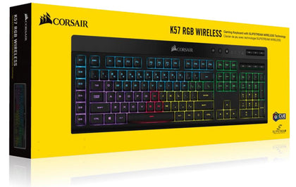 Corsair K57 sub-1ms SLIPSTREAM Wireless RGB, 6x Macros, Capellix LEDs,  Gaming Keyboard Corsair