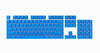 Corsair PBT Double-shot Pro Keycaps - Elgato Blue - Keyboard Corsair