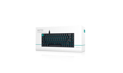 Deepcool KG722 65% Mechanical Keyboard, Ultra Portable, Red Switches, Per Key RGB, Laser Engraved Keycaps freeshipping - Goodmayes Online