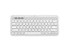 Logitech PEBBLE KEYS 2 K380S Slim, minimalist Bluetooth® Wireless Keyboard with customizable keys (Tonal White)