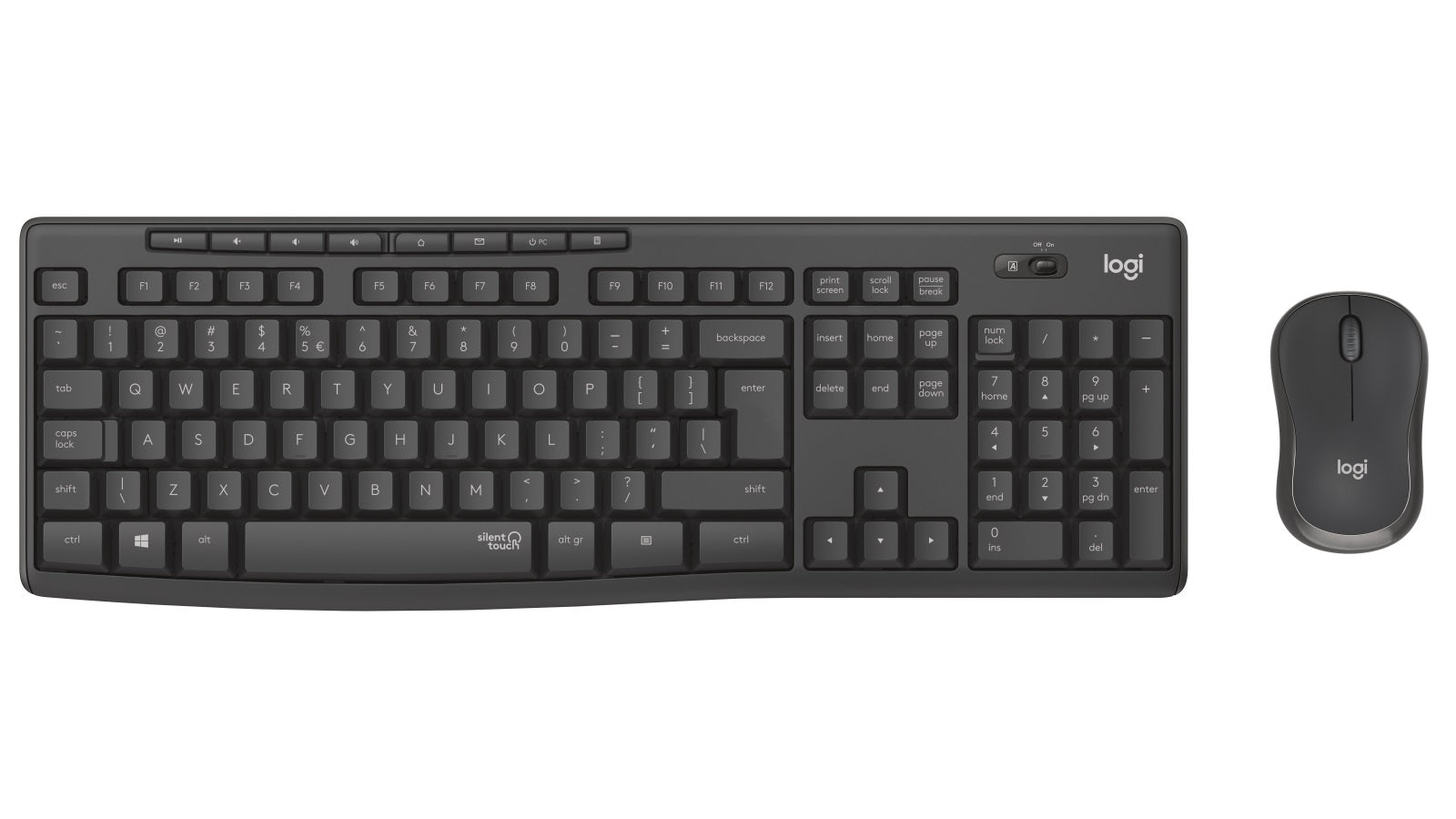 Logitech MK295 WIRELESS SILENT  KEYBOARD AND MOUSE COMBO, 2.4GHZ USB RECEIVER - 1YR WTY Logitech