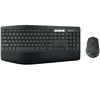 Logitech MK850 Wireless Desktop Keyboard Mouse Combo 3 year battery Incurve keys Low profile Cushioned palm rest ~920-002510 KBLT-MK710 KBLT-MX800 Logitech