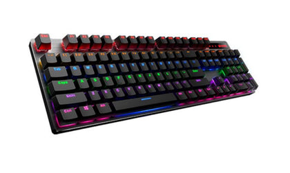RAPOO V500 Pro Backlit Mechanical Gaming Keyboard Blue Switch - Spill Resistant, Metal Cover, Ideal for Entry Level Gamers Rapoo