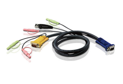 Aten KVM Cable 1.8m with VGA, USB & Audio to 3in1 SPHD suit CS173xB, CS173xA, CS175x Aten