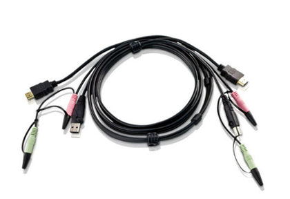 Aten KVM Cable 1.8m with HDMI, USB & Audio to HDMI, USB & Audio Aten