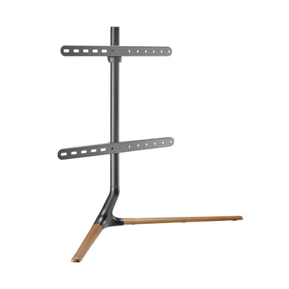 Brateck Modern Linear Tabletop TV Stand For 49'-70' TVs  -- Matte Black & Walnut Brateck