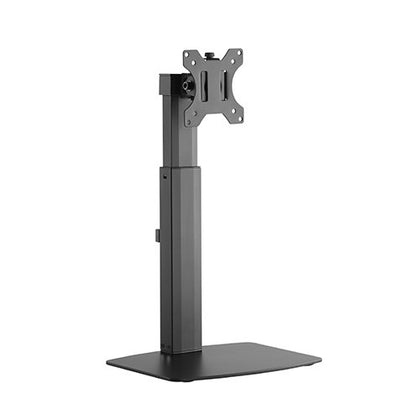Brateck Single Free Standing Screen Pneumatic Vertical Lift Monitor Stand Fit Most 17'-32' Flat and Curved Monitors Up to 7 kg VESA 75x75/100x100 Brateck