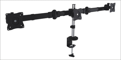 Brateck Triple Monitor Arm Mounts with Desk Clamp VESA 75/100mm Up to 27' Monitors Up to 8kg per screen VESA 75x75/100x100 Brateck