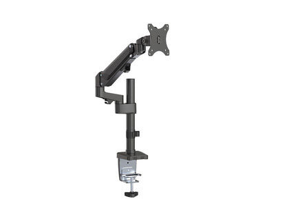 Brateck Single Monitor Heavy-Duty Aluminum Gas Spring Monitor Arm Fit Most 17' - 35' Monitors Up to12kg per screen VESA 75x75/100x100 Brateck