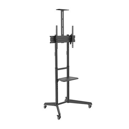 Brateck Versatile & Compact Steel TV Cart with top and center shelf for 37'-70' TVs Up to 50kg VESA 100x100,200x100,200x200,300x200,300x300,400x300,40 Brateck