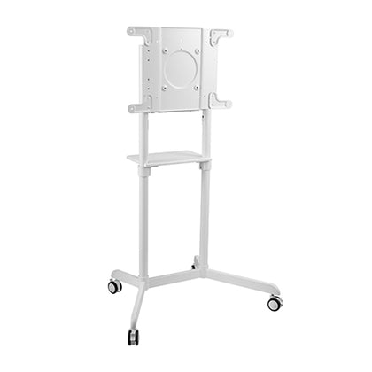 Brateck Rotating Mobile Stand for Interactive Display Fit 37'-70' Up to 70Kg - White VESA 200x200,400x200,300x300,600x200,350x350,400x400,600x400 Brateck
