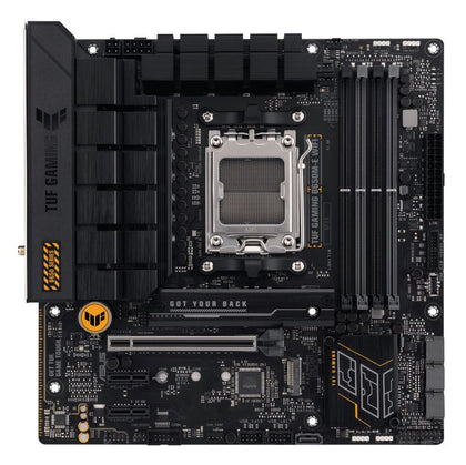 ASUS AMD B650M TUF GAMING B650M-E WIFI (AM5) Micro-ATX Motherboard 4xDDR5, 128GB, 1 x PCIe 4.0 x16, 2 x M.2 slots, 4 x SATA, Wi-Fi 6, 2.5Gb Ethernet