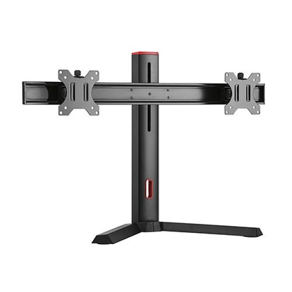 Brateck Dual Screen Classic Pro Gaming Monitor Stand Fit Most 17'- 27' Monitors, Up to 7kg per Screen-Red Colour (LS) Brateck
