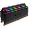 Corsair Dominator Platinum RGB 16GB (2x8GB) DDR4 3200MHz CL16 DIMM Unbuffered 16-18-18-36 XMP 2.0 Black Heatspreader RGB LED 1.35V Desktop PC Gaming M Corsair