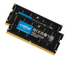 Crucial 32GB (2x16GB) DDR5 SODIMM 4800MHz C40 1.1V Notebook Laptop Memory Micron (Crucial)
