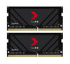 PNY XLR8 16GB (2x8GB) DDR4 SODIMM 3200Mhz CL20 Notebook Laptop Memory PNY