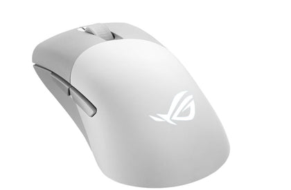 ASUS ROG Keris Wireless AimPoint Wireless RGB Gaming Mouse, 36,000dpi,  MOONLIGHT WHITE