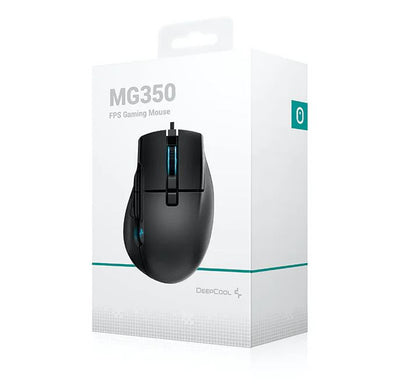 DeepCool MG350 FPS Gaming Mouse, 16000 DPI Optical Sensor, Pixart PAW 3335, 400 IPS, Self-Adjusting FPS, 8 Programmable Buttons, Omron Micro Switches DEEPCOOL