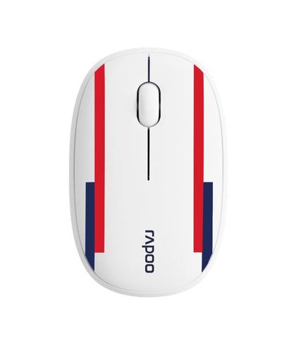 RAPOO Multi-mode wireless Mouse  Bluetooth 3.0, 4.0 and 2.4G Fashionable and portable, removable cover Silent switche 1300 DPI England - world cup Rapoo