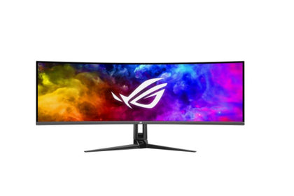 ASUS PG49WCD 49' ROG Swift Curve OLED Gaming Monitor (5120x1440) 144Hz, 0.03 ms, G-SYNC, ROG Smart KVM, 90 W Type-C, ASUS DisplayWidget Center