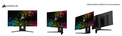 CORSAIR 27' XENEON 240hz OLED QHD (2560 x1440) FreeSync and G-Sync Compatible, 2x HDMI 2.1 and 1x DP 1.4, USB-C Gaming Monitor