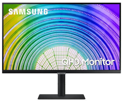 Samsung S6U 27' 2K QHD 75Hz FreeSync HDR10 IPS Monitor USB-C LAN 2560x1440 5ms Height Adjust Tilt Swivel Pivot DisplayPort HDMI 3xUSB-A VESA PiP PbP Samsung