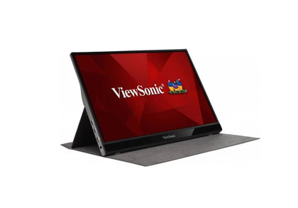 ViewSonic 16' VG1655 2x Type-C, IPS FHD, 3.5mm Audio, mHDMI x 1, Premium Quality, Durable, Laptop & Desktop Extension, 1KG Ultra Portable Monitor ViewSonic