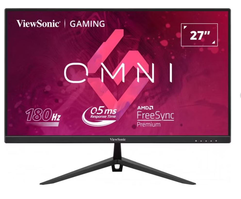 ViewSonic VX2728 27' 180Hz 0.5ms, Fast IPS, Crisp Image & Smooth play. VESA Clear MR certified, Freesync, Adaptive Sync, Speakers,  Gaming Monitor