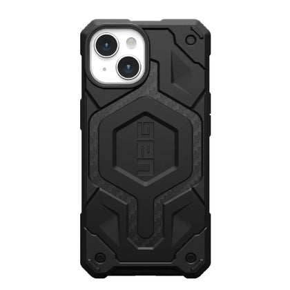 UAG Monarch Pro MagSafe Apple iPhone 15 (6.1') Case - Carbon Fiber (114219114242),25ft. Drop Protection (7.6M), 5 Layers Protection,Tactical Grip