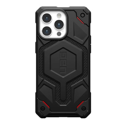 UAG Monarch Pro MagSafe Apple iPhone 15 Pro Max (6.7') Case -Kevlar Black(114222113940),25ft. Drop Protection(7.6M),5 Layers Protection
