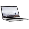 UAG [U] Lucent Apple MacBook Air (13') (M2/M3) Case - Ice/Black (134008114340), DROP+ Military Standard,Co-Mold Design, Airsoft Corners, Hinged