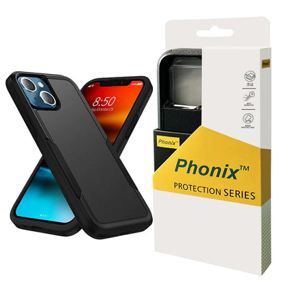 Phonix Apple iPhone 15 Pro (6.1') Armor Rugged Case Black - Military-Grade,  Multi layers, No-Slip, Sleek, ultimate protection