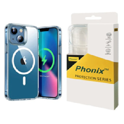 Phonix Apple iPhone 15 Plus (6.7') Clear Rock Shockproof Case With MagSafe - Ultra-thin, lightweight, Non-slip, Shockproof, strong and durable materia