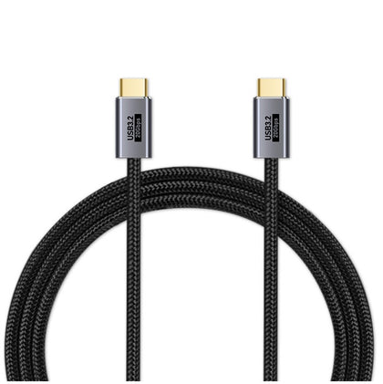 Pisen Braided USB-C to USB-C (3.2 Gen2) Charge & Video (8K@64HZ) Cable (1M) Black,100W PD,5A,20Gbps,Laptop,Phones , iPad, Tablet & Other USB-C Device
