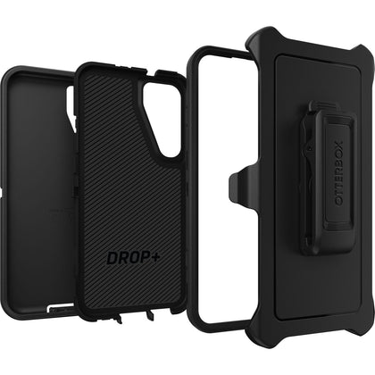 OtterBox Samsung Galaxy S23 Plus Defender Series Case - Black (77-91027), Multi-Layer defense, Wireless Charging Compatible Otterbox