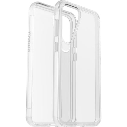 OtterBox Symmetry Clear Samsung Galaxy S23+ 5G (6.6') Case Clear - (77-91192), Antimicrobial, 3X Military Standard Drop Protection, Raised Edges Otterbox