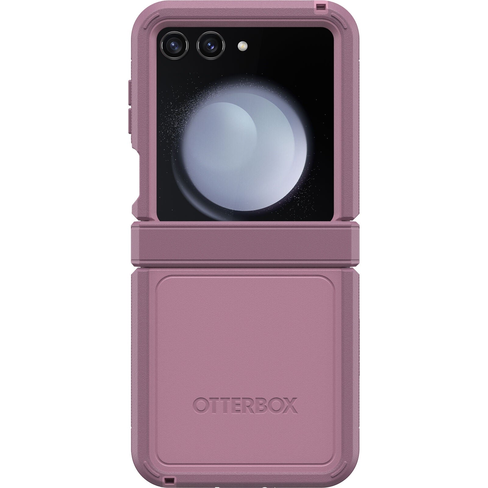 OtterBox Defender XT Samsung Galaxy Z Flip5 5G (6.7') Case Mulberry Muse (Pink) - (77-94066), DROP+ 4X Military Standard, Rugged Hinge Protection