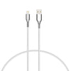 Cygnett Armoured Lightning to USB-A Cable (2M) - White (CY2686PCCAL), Fast charge your iPhone (12W), MFi certified, Certified for 20,000 bend cycles Cygnett