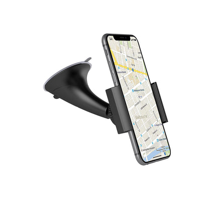 Cygnett DashView Vice Universal In-Car Windscreen Mount - Black (CY1738UNVIC), Secure & Adjustable Cradle, Compatible with Units between 55-86mm Wide Cygnett