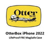 OtterBox Apple iPhone 14 Plus FRE Series Case for Magsafe - Black (77-90169), 5x Military Standard Drop Protection, WaterProof, 360 Protection Otterbox