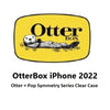 OtterBox Apple iPhone 14 Plus Otter + Pop Symmetry Series Clear Case - Clear Pop (77-88776), 3X Military Standard Drop Protection, Easy to Swap PopTop Otterbox
