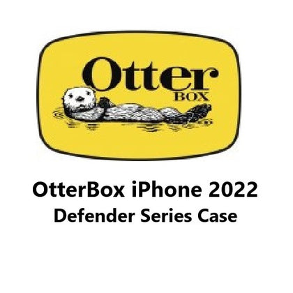 OtterBox Apple iPhone 14 / iPhone 13 Defender Series Case - Black (77-88373), 4X Military Standard Drop Protection, Multi-Layer, Included Holster Otterbox