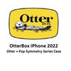 OtterBox Apple iPhone 14 / iPhone 13 Otter + Pop Symmetry Series Antimicrobial Case - Black (77-89684), 3X Military Standard Drop Protection Otterbox